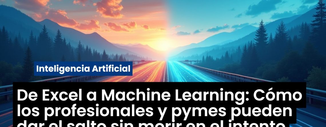 De Excel a Machine Learning: Cómo los profesionales y pymes pueden dar el salto sin morir en el intento