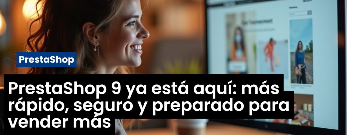 PrestaShop 9 ya está aquí: más rápido, seguro y preparado para vender más