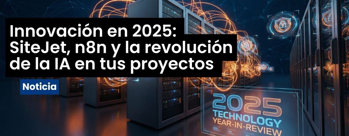 Innovación en 2025: SiteJet, n8n y la revolución de la IA en tus proyectos