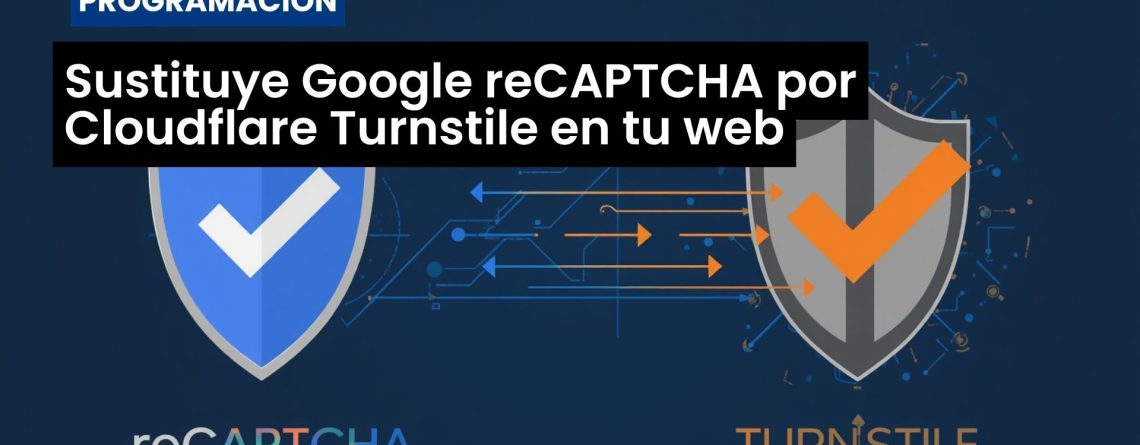 Sustituye Google reCAPTCHA por Cloudflare Turnstile en tu web