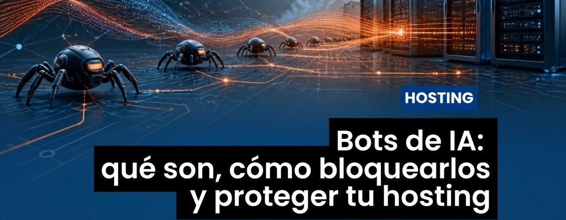 Bots de IA: qué son, cómo bloquearlos y proteger tu hosting